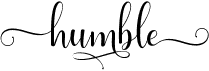 preview image of the Humble font