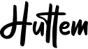 preview image of the Huttem font
