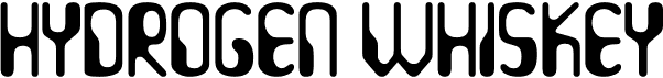 preview image of the Hydrogen Whiskey font