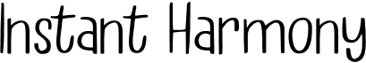 preview image of the Instant Harmony font