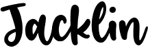 preview image of the Jacklin font