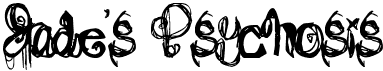 preview image of the Jade's Psychosis font