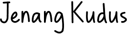 preview image of the Jenang Kudus font