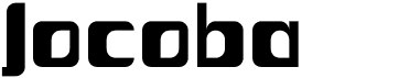 preview image of the Jocoba font
