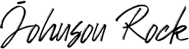 preview image of the Johnson Rock font