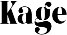 preview image of the Kage font