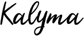 preview image of the Kalyma font