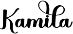 preview image of the Kamila font
