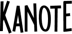 preview image of the Kanote font