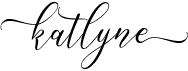 preview image of the Katlyne font