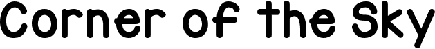 preview image of the KG Corner of the Sky font