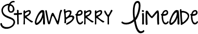 preview image of the KG Strawberry Limeade font