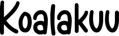 preview image of the Koalakuu font