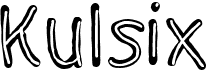 preview image of the Kulsix font