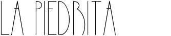 preview image of the La Piedrita font