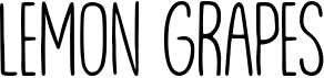 preview image of the Lemon Grapes font