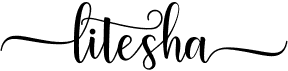 preview image of the Litesha font