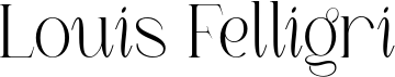 preview image of the Louis Felligri font