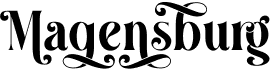 preview image of the Magensburg font