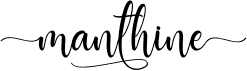 preview image of the Manthine font