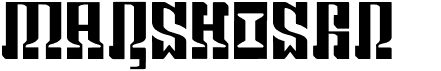 preview image of the Marshosbn font