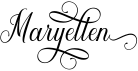 preview image of the Maryellen font