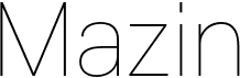 preview image of the Mazin font