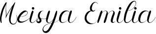 preview image of the Meisya Emilia font
