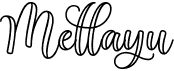 preview image of the Mellayu font