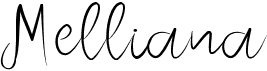 preview image of the Melliana font