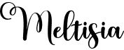 preview image of the Meltisia font