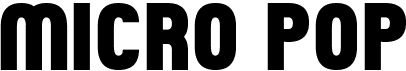 preview image of the Micro Pop font