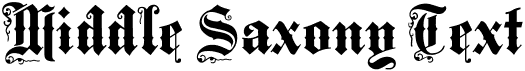preview image of the Middle Saxony Text font