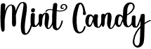 preview image of the Mint Candy font