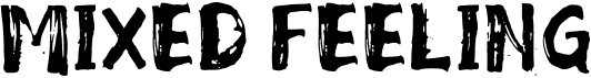 preview image of the Mixed Feeling font