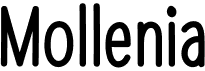 preview image of the Mollenia font