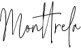 preview image of the Monttrela font