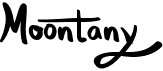 preview image of the Moontany font
