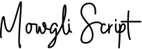 preview image of the Mowgli Script font