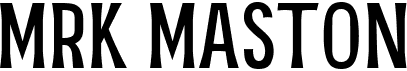 preview image of the MRK Maston font