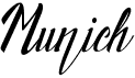 preview image of the Munich font