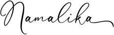 preview image of the Namalika font