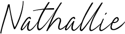 preview image of the Nathallie font