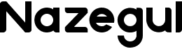 preview image of the Nazegul font