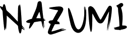 preview image of the Nazumi font
