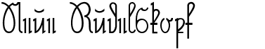 preview image of the Neue Rudelskopf font