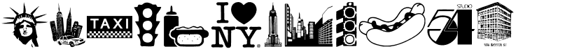 preview image of the New York, New York 1 font