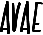 preview image of the NF-Avae font
