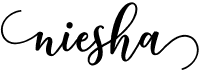 preview image of the Niesha font