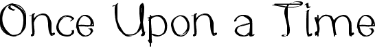 preview image of the Once Upon a Time font